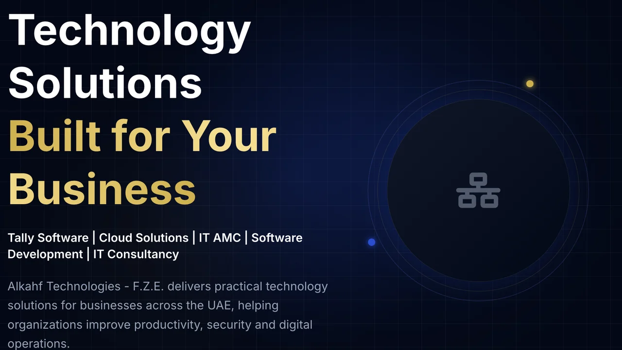 Alkahf Technologies homepage