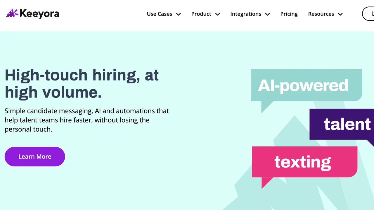 Keeyora homepage